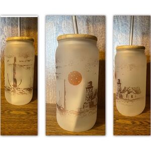 🏜️ 16oz Glass Cup